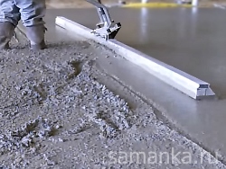 Заливка пола бетоном